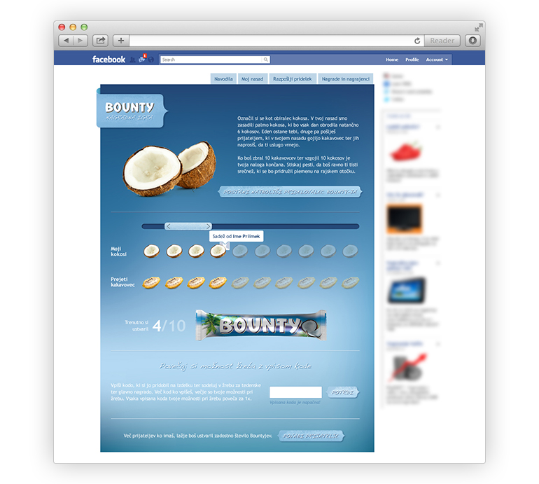Bounty Facebook  App-1